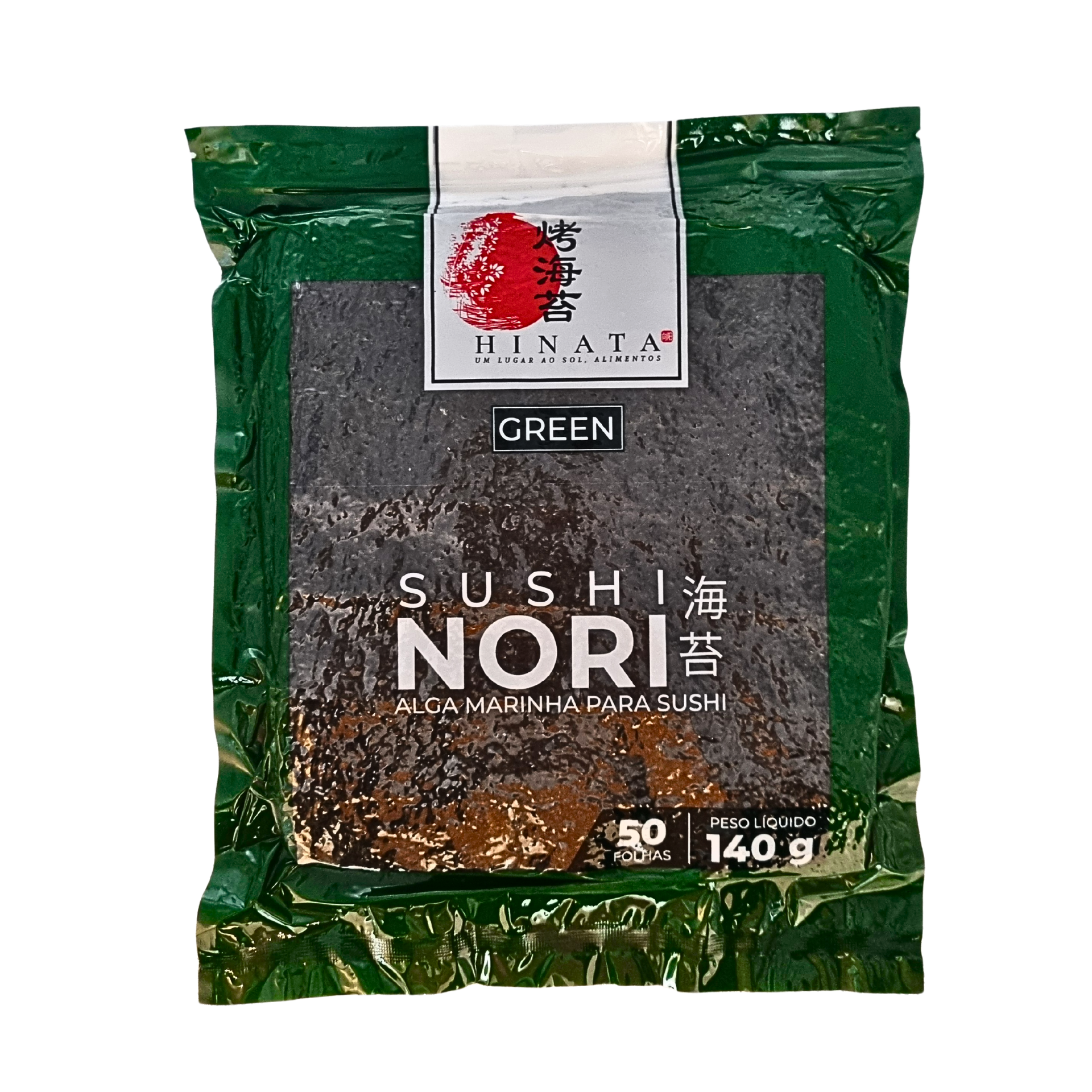 Alga Marinha para Sushi – Nori Green – Hinata